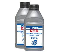 Liqui Moly Bremsflüssigkeit DOT4 2X 500 ml Brake Fluid 2 Pezzi