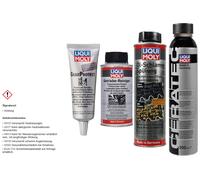 LIQUI MOLY Gearprotect E Getriebe-Reiniger E Olio di Balsamo Fanghi E Cera Tec