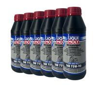 LIQUI MOLY Hochleistungs-Getriebeöl GL4 + SAE 75W-90 Ford ESD-M2C175-A, 6x500 ML