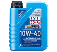 LIQUI MOLY Olio motore Leichtlauf 10W-40 Olio parzialmente sintetico 1 L Compatibilità con RENAULT Clio 3 Hatchback BR0/1, CR0/1 Clio 2 BB0/1/2, CB0/1/2, PEUGEOT 206 2 volumi/Coda spiovente 2A/C