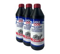 LIQUI MOLY Hypoid-Getriebeöl GL5 SAE 80W-90 Zf Te-Ml 16B 17B 19B 21A,3x1 Litro