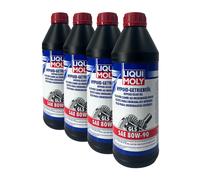 LIQUI MOLY Hypoid-Getriebeöl GL5 SAE 80W-90 Zf Te-Ml 16B 17B 19B 21A,4x1 Litro