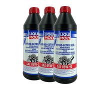 LIQUI MOLY Hypoid-Getriebeöl GL5 SAE 85W-90 MB 235.0,MIL-L-2105D,3x1 Litro