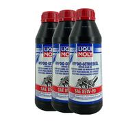 LIQUI MOLY Hypoid-Getriebeöl GL5 SAE 85W-90 MB 235.0,MIL-L-2105D,3x500 ML