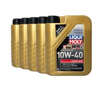 LIQUI MOLY Leichtlauf 10W-40 Olio Motore, 5x1 Litri