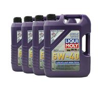 LIQUI MOLY Leichtlauf High Tech 5W-40 Olio Motore MB 229.3, VW 502 00, 4x5 Litri