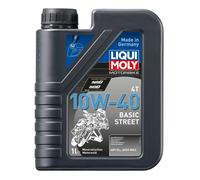 LIQUI MOLY Liqui Molyâ Motocicletta 4T 10W-40 Basic Street Olio Motore 1Liter