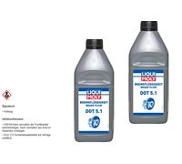 LIQUI MOLY Liquido Freni DOT 5.1 2 Litri FMVSS 116 3 4 ISO 4925 SAE J 1703