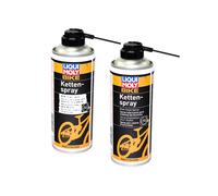 LIQUI MOLY Lubrificante Spray Catena Bici e Detergente Catena 2 Pezzi da 400 ml