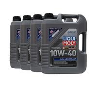 LIQUI MOLY Mos2 Leggero 10W-40 Olio Motore ACEA A3/B4, API SL, 4x5 Litri