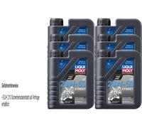 Liqui Moly Moto 4T 20W-50 6 Litri Strada Moto Olio Motore API SG/SJ/SL