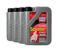LIQUI MOLY Motocicletta 2T Synth Scooter Race ISO-L-EGD, Jaso Fd, Api TC, 4x1