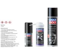LIQUI MOLY Motocicletta Catena Lube + Porta Antigelo Spray Catena