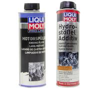 Liqui Moly Motore Risciacquo Olio Pro Linea 2427 + Hydro Pistone Additivo 1009