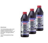 Liqui Moly Olio Cambio 75W-90 3 Litri Sintetico Completo GL5 SAE MIL-L-2105 C/D