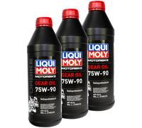 LIQUI MOLY Olio Del Cambio Sintetico Moto 3x 1 Litro 75W-90