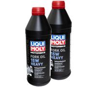 Olio Forcella Liqui Moly Motocicletta 15W Heavy 2x 1 Litro Ammortizzatori