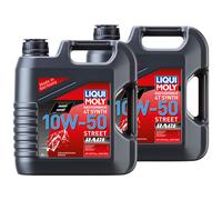 Liqui Moly Olio Interamente Sintetico ad Alte Prestazioni 10W-50 2x 4 Litro