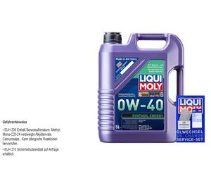 Liqui Moly olio motore 0W-40 Synthoil Energia Oli 5 L Acea A3 B4 Api Sn