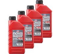 LIQUI MOLY olio motore 10W-40 Nova Super 4 Litri MB 229.1 228.1 Man 271 Api Sj