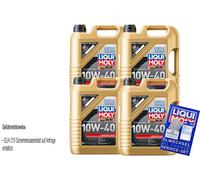 LIQUI MOLY olio motore 10W-40 Scorrevolezza 20Liter Oil per Acea A3/B4 VW 501