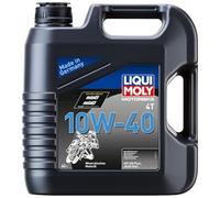 LIQUI MOLY Olio motore Motorbike 4T 10W-40 Olio minerale 4 L Compatibilità con YAMAHA MOTORCYCLES XVS MAXSTER X-MAX FJR XJR