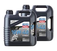Olio Motore Liqui Moly Street 10W40 2x 4Liter per BMW Ducati Honda Suzuki