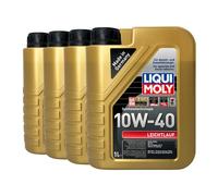 LIQUI MOLY Olio Motore Leichtlauf 10W-40, 4x1 Litro
