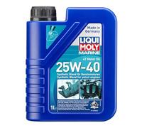 Bottiglia 1l Olio Motore 4t Marine Minerale LIQUI MOLY 25w-40 Api Sl, Nmma