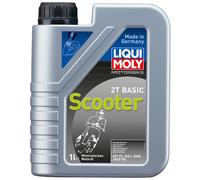 LIQUI MOLY Olio Motore Minerale 1 Litro 2T Basic Scooter Motocicletta Street