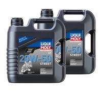 Liqui Moly Olio Motore Minerale Racing 2x 4 Litro 20W-50