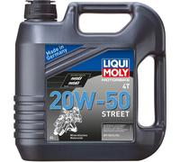 4 litri di olio Liqui Moly Street 4T 20W50 olio 4 tempi olio motore