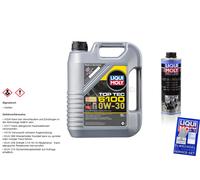 Liqui Moly Olio Motore Set 5L Top Tec 6100 0W-30 Pro-Line Motorspülung