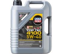 LIQUI MOLY Olio motore Top Tec 5W-40 Olio sintetico 4 L Compatibilità con RENAULT Clio 3 Hatchback BR0/1, CR0/1 Clio 2 BB0/1/2, CB0/1/2 Clio 4 Hatchback BH, PEUGEOT 206 2 volumi/Coda spiovente 2A/C