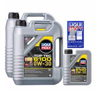 LIQUI MOLY olio motore Top Tec 6100 0W-30 per BMW Longlife-12 Fe Acea C2 11 Lt.