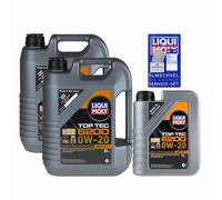 LIQUI MOLY olio motore Top Tec 6200 0W-20 VW 508 00/509 00 Porsche C20 11 L
