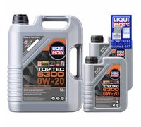 LIQUI MOLY Olio Motore TOP TEC 6300 0W-20 ACEA C5 API SN MB-APPROVAL 229.71 7 L