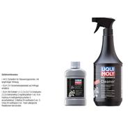 LIQUI MOLY Pulitore Per Moto Racing 1L+ Cura Combinata In Pelle Moto 250ml