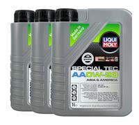 LIQUI MOLY Special Tec AA 0W-20 Olio Motore ILSAC GF-6A, API SP, 3x1 Litro