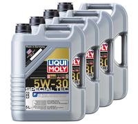 Liqui Moly Special Tec F Motoröl 5W-30 4 x 5 l per Dacia Ford