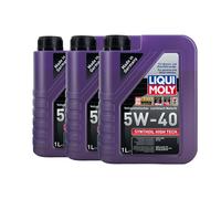 LIQUI MOLY Synthoil High Tech 5W-40 Olio Motore ACEA A3/B4, MB 229.3, 3x1 Litro