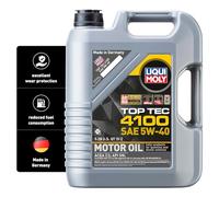 LIQUI Moly Top Tec 4100 5W-40 | 5 L | Tecnologia di sintesi Olio Motore | Art. n. 3701