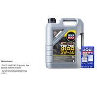 Liqui Moly Top Tec 4100 5W-40 Olio Motore 5 Litri Per VW 505 00 BMW LONGLIFE-04