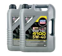 LIQUI MOLY Top Tec 4100 5W-40 Olio Motore VW 505 00 01 MB 229.31,2x5 Litro