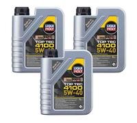 Liqui Moly Top Tec 4100 5w40 3 Litri 9510 Olio Motore Benzina E Diesel