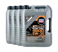 LIQUI MOLY Top Tec 4200 5W-30 Olio Motore Opel OV0401547-G30, MB 229.51,4x5 Lt.