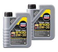 LIQUI MOLY Top Tec 6100 0W-30 olio motore per BMW Longlife-12 Fe Acea C2 11L