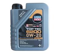 LIQUI MOLY 20787 TOP TEC 6200 0W20 C5 508.00/509.00 OLIO MOTORE AUTO 1 LITRO