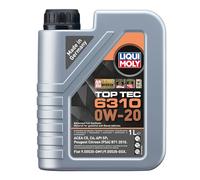 LIQUI MOLY | Top Tec 6310 0W-20 | 1 L | Oli motore | Pieno sintetico avanzato | SKU: 21880