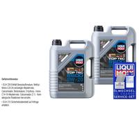 Liqui-Moly TOP TEC 6600 0W-20 10 L Per BMW Longlife-17 FE+ Jaguar Chrysler Ford